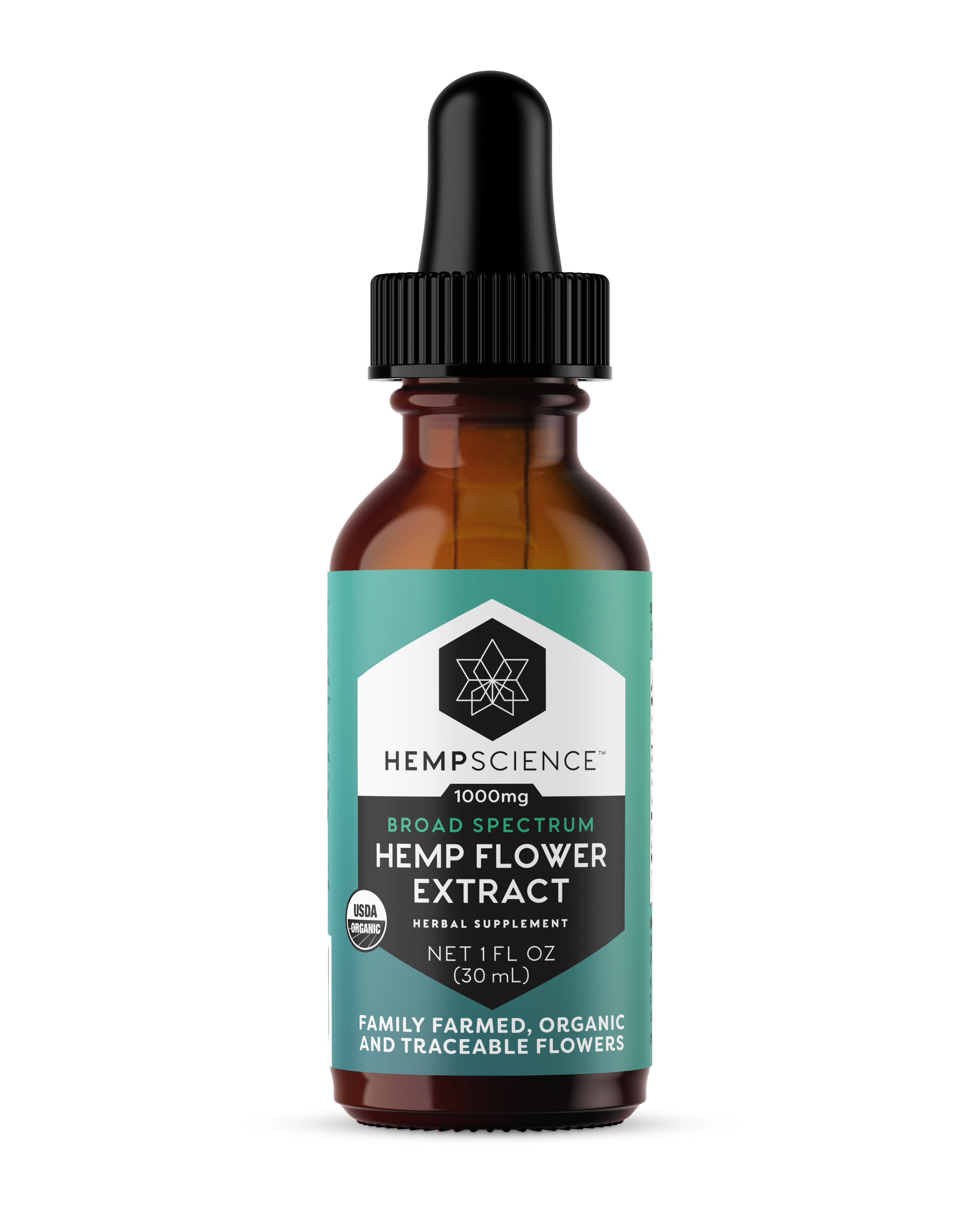 Broad Spectrum Hemp Flower Extract - Certified Organic
